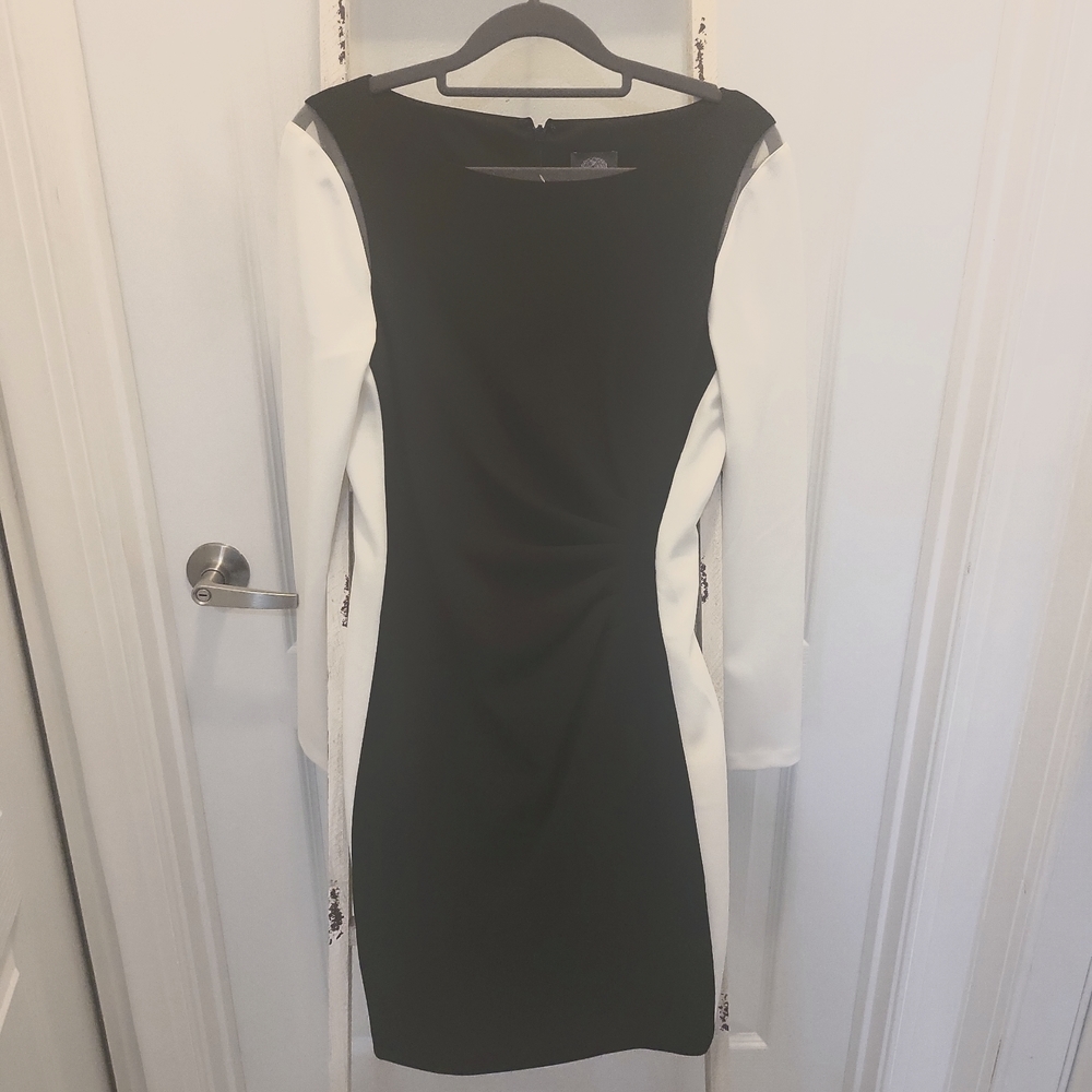 Vince Camuto Black and White dress